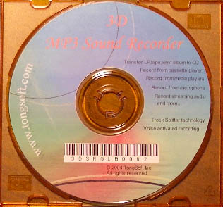 3D MP3 Sound Recorder CD Version for tomp4.com screenshot